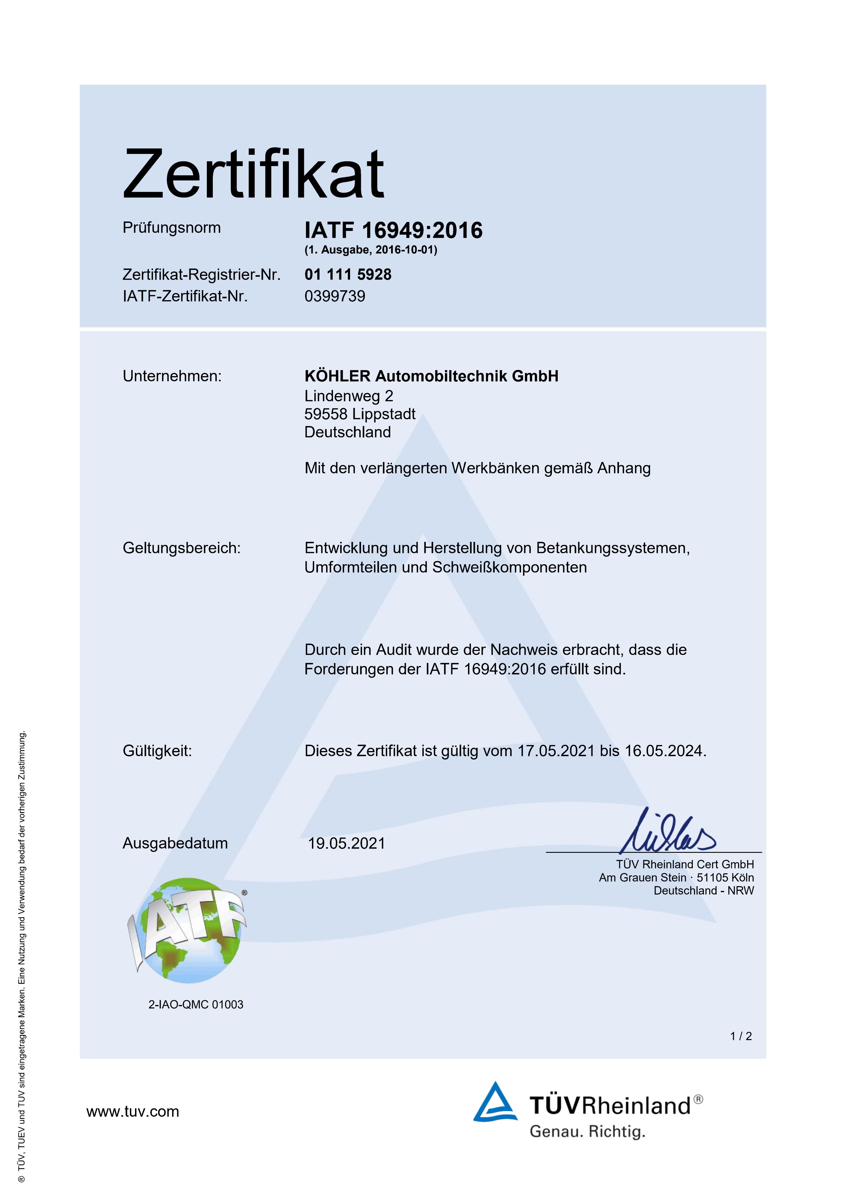 ISO 16949